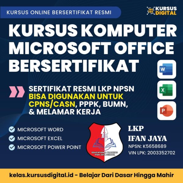 Kursus Office LKP IFAN Jaya Cover